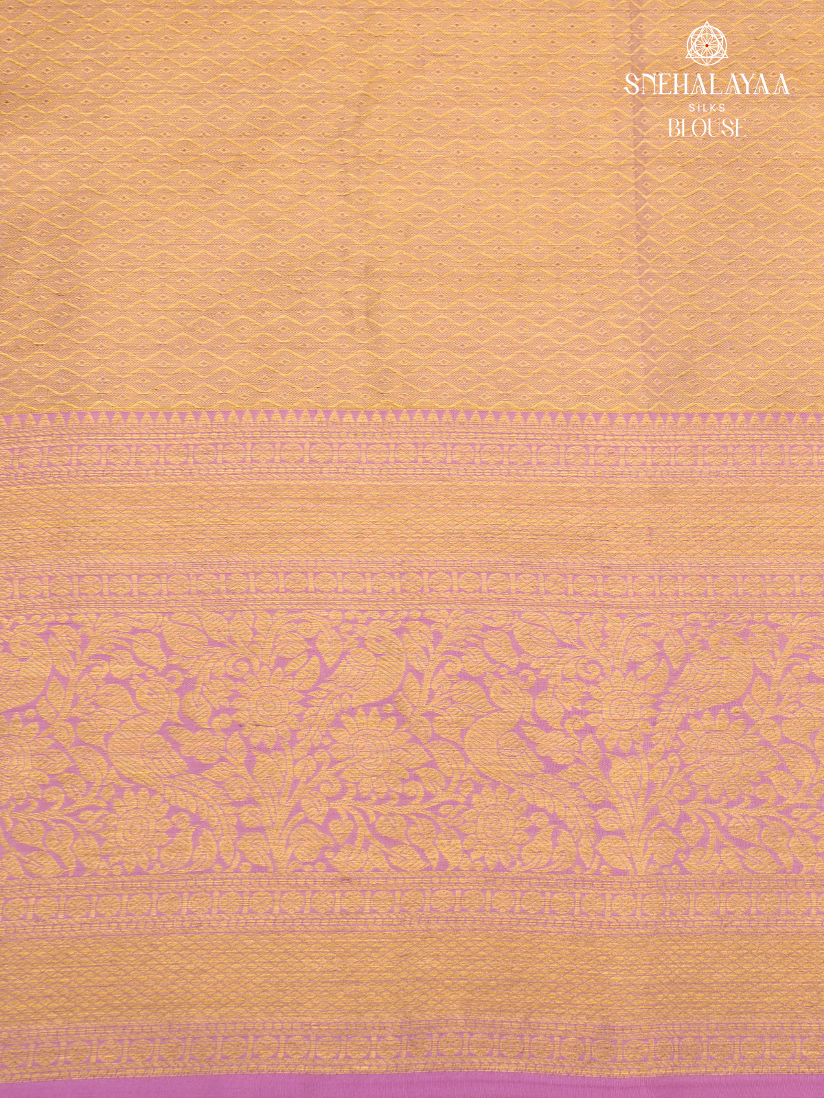 Yellow Kanjivaram Silk Saree