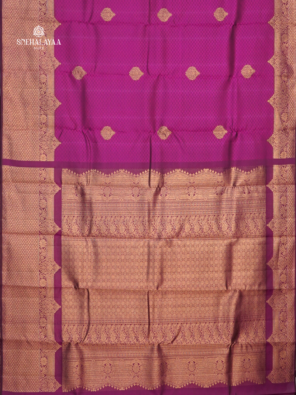 Orchid Purple Kanjivaram Silk Saree
