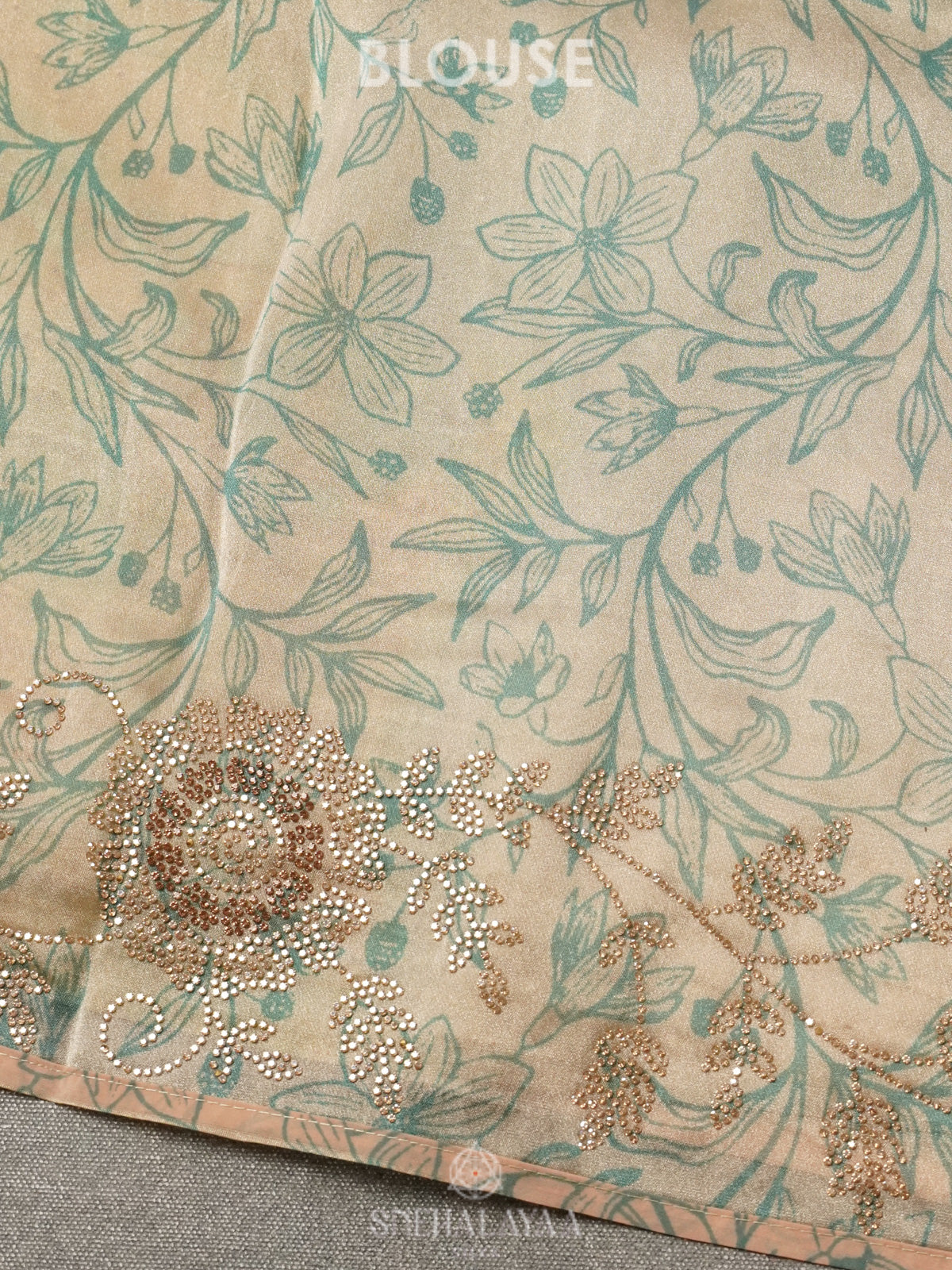 Pale Green Designer Saree