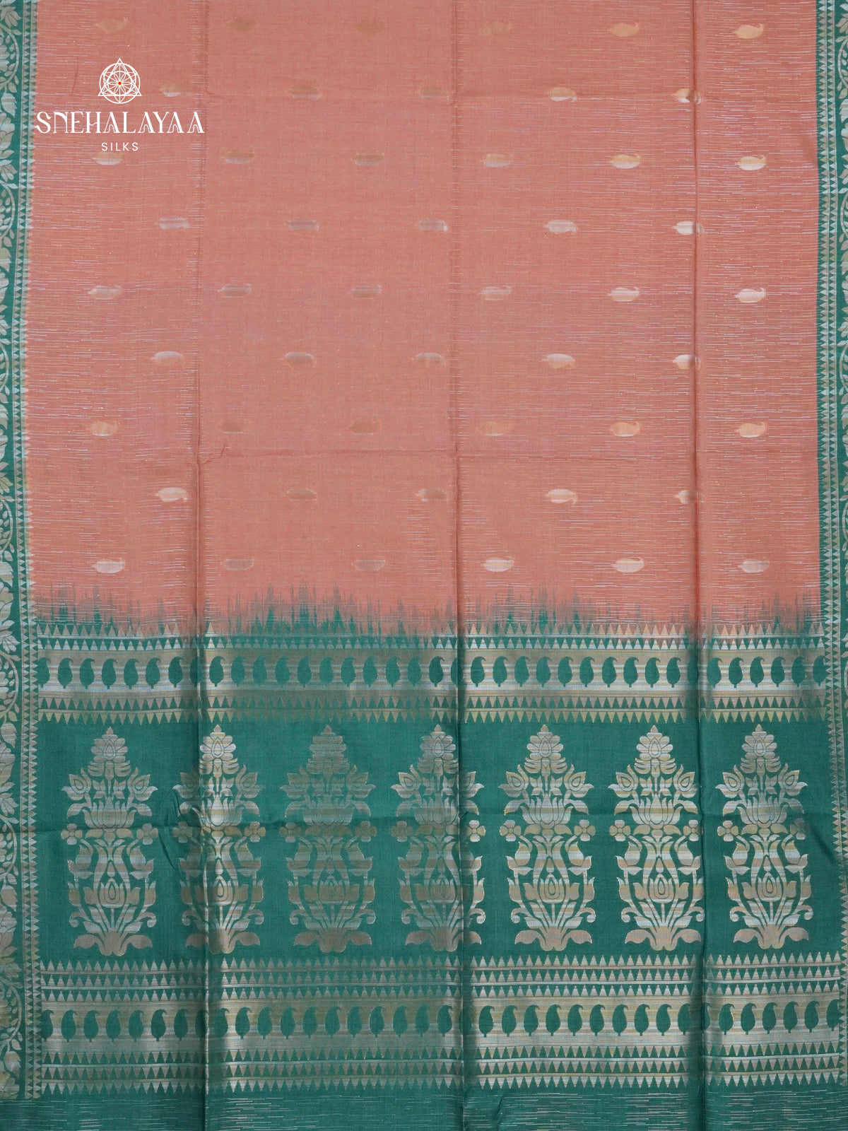Pale Pink Jute Saree