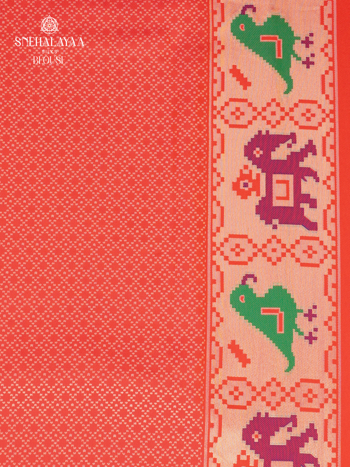 Rani Pink Tissue Paithani Saree