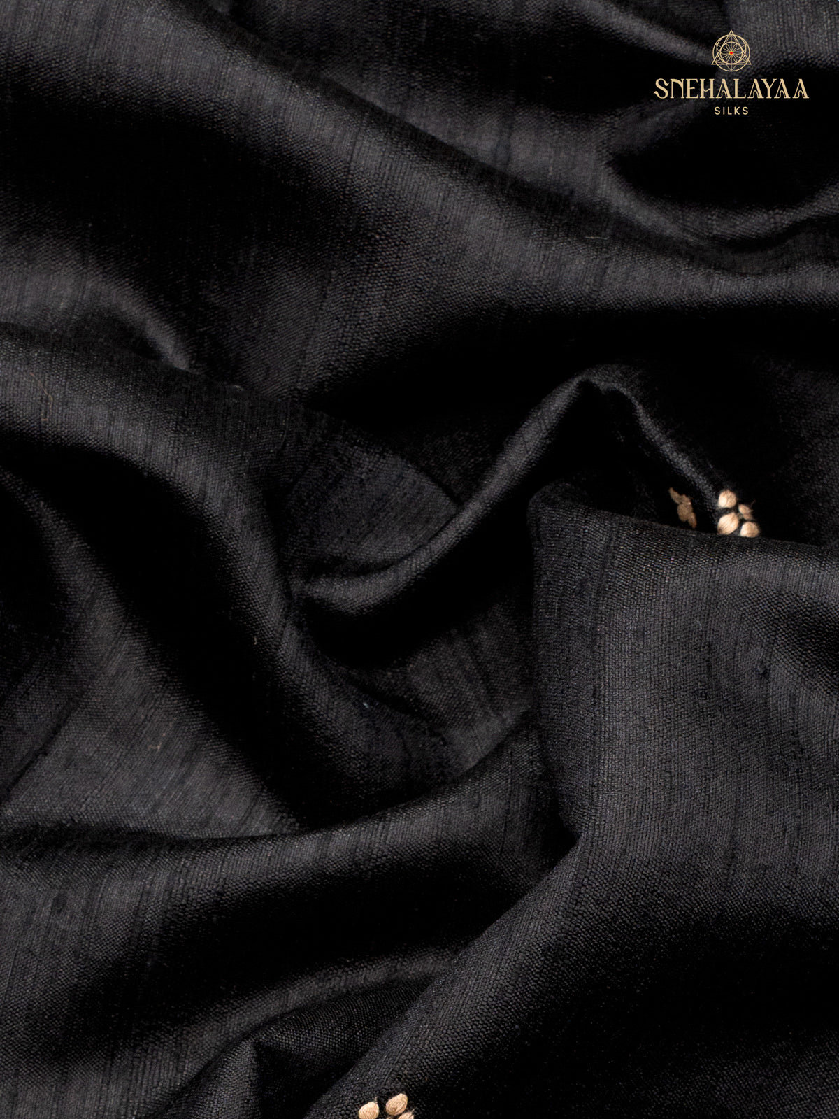 Black Tussar Saree