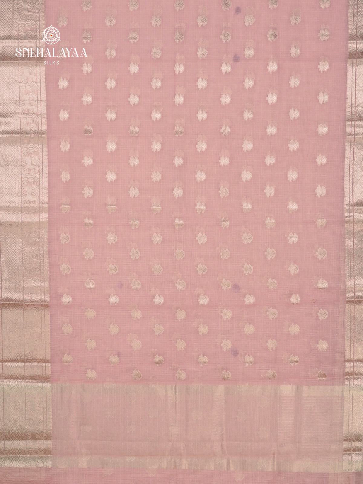 Pastel Pink Kota Saree
