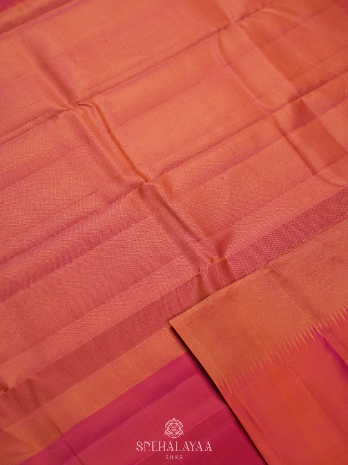 Onion Pink Kanjivaram silk saree