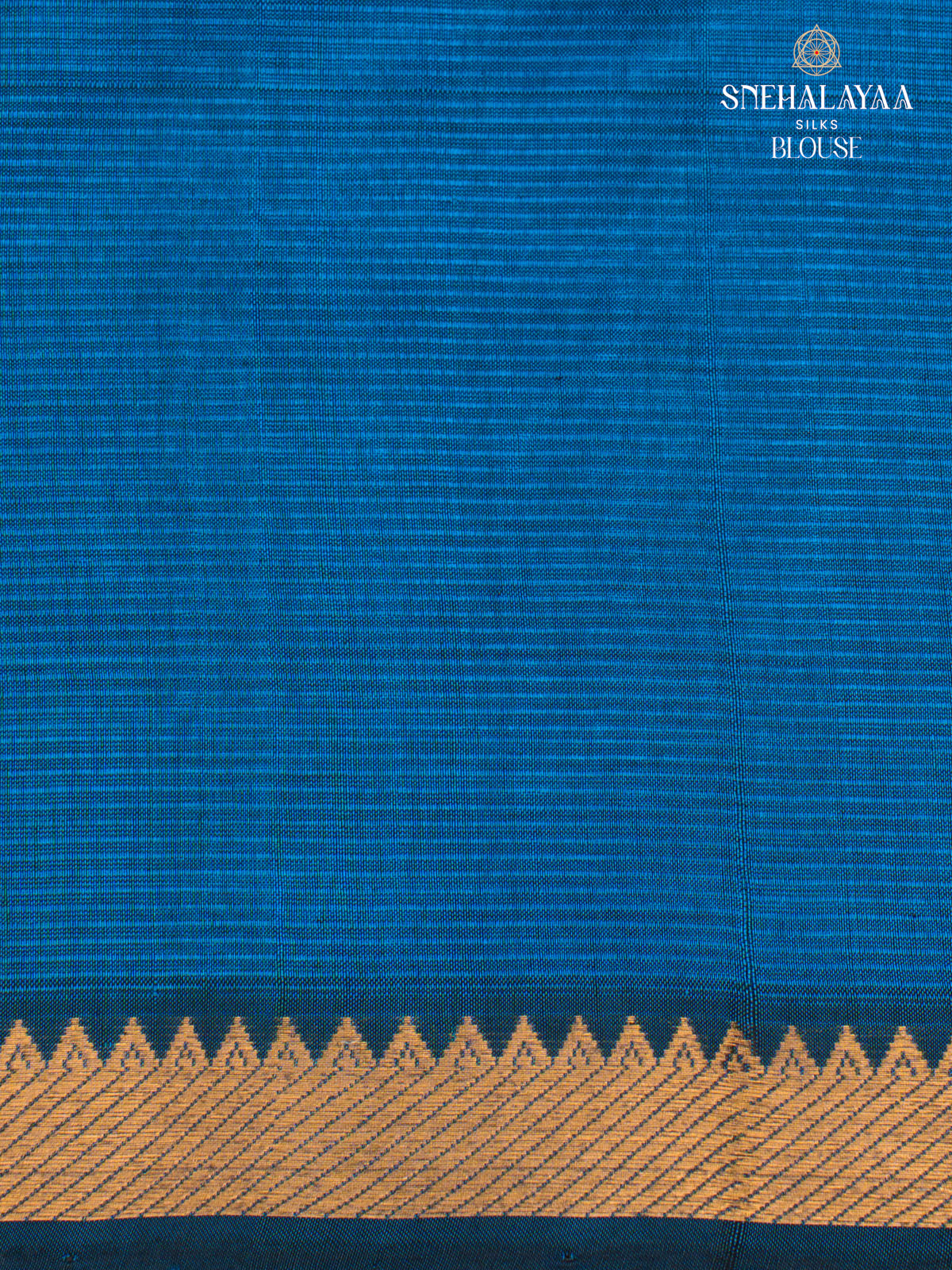 Blue Mangalagiri Silk Cotton Saree