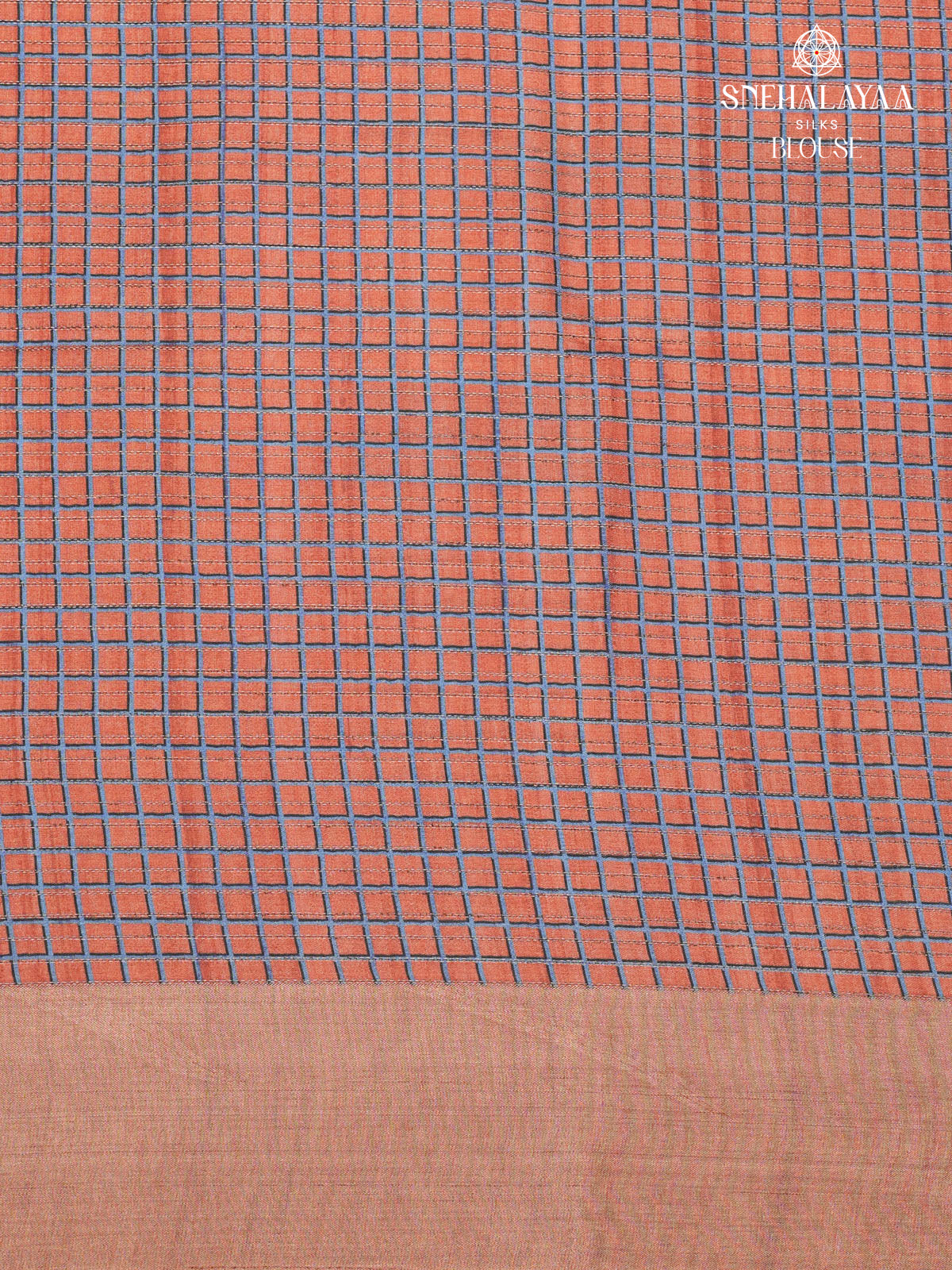 Beige Floral Printed Tussar Saree