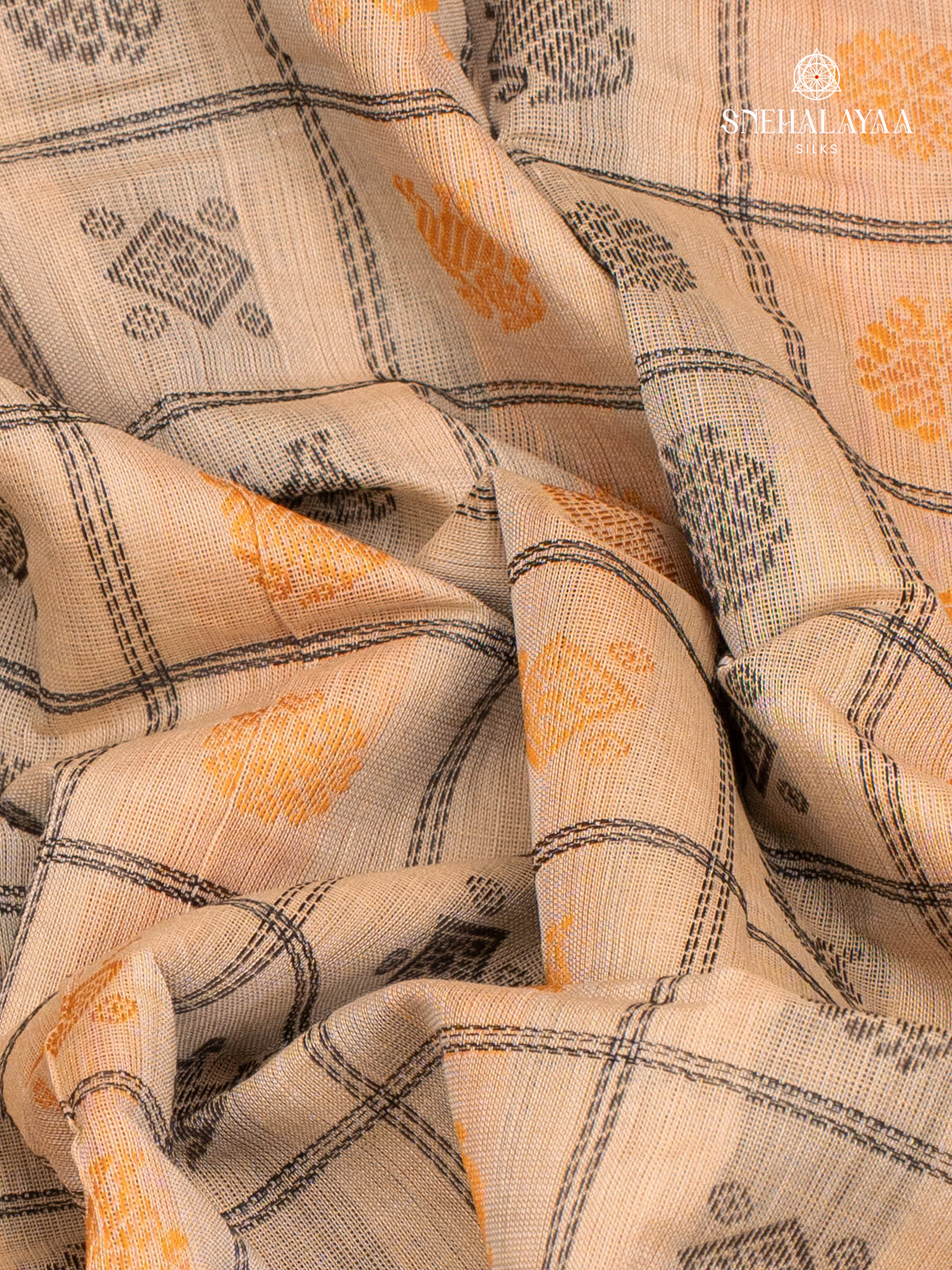 Sandal Pure Kanchi Cotton Saree