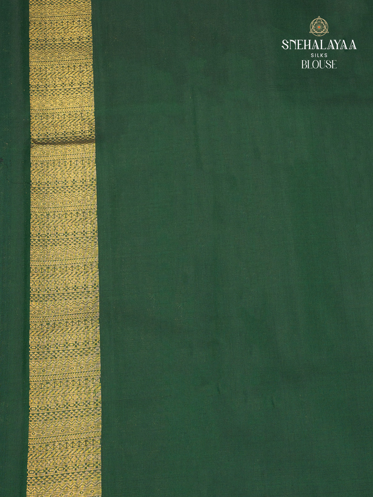 Bottle Green Kanjivaram Silk Saree