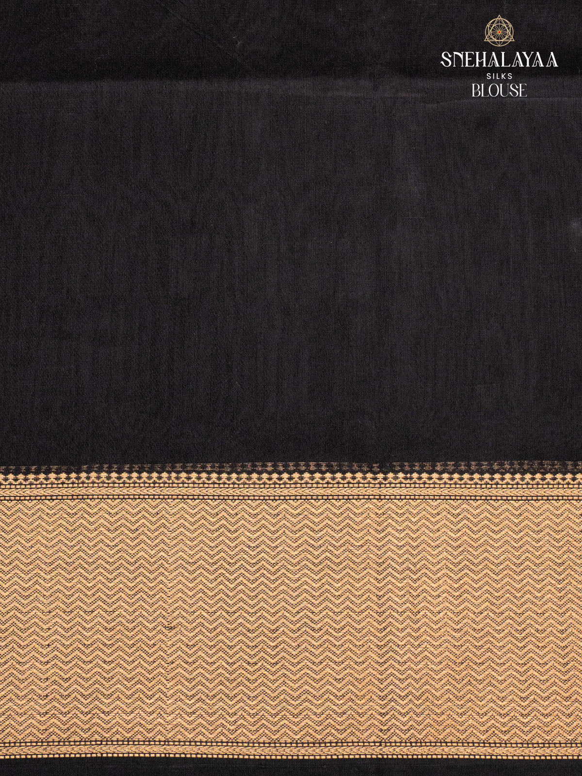 Black Maheshwari Silk Cotton Saree