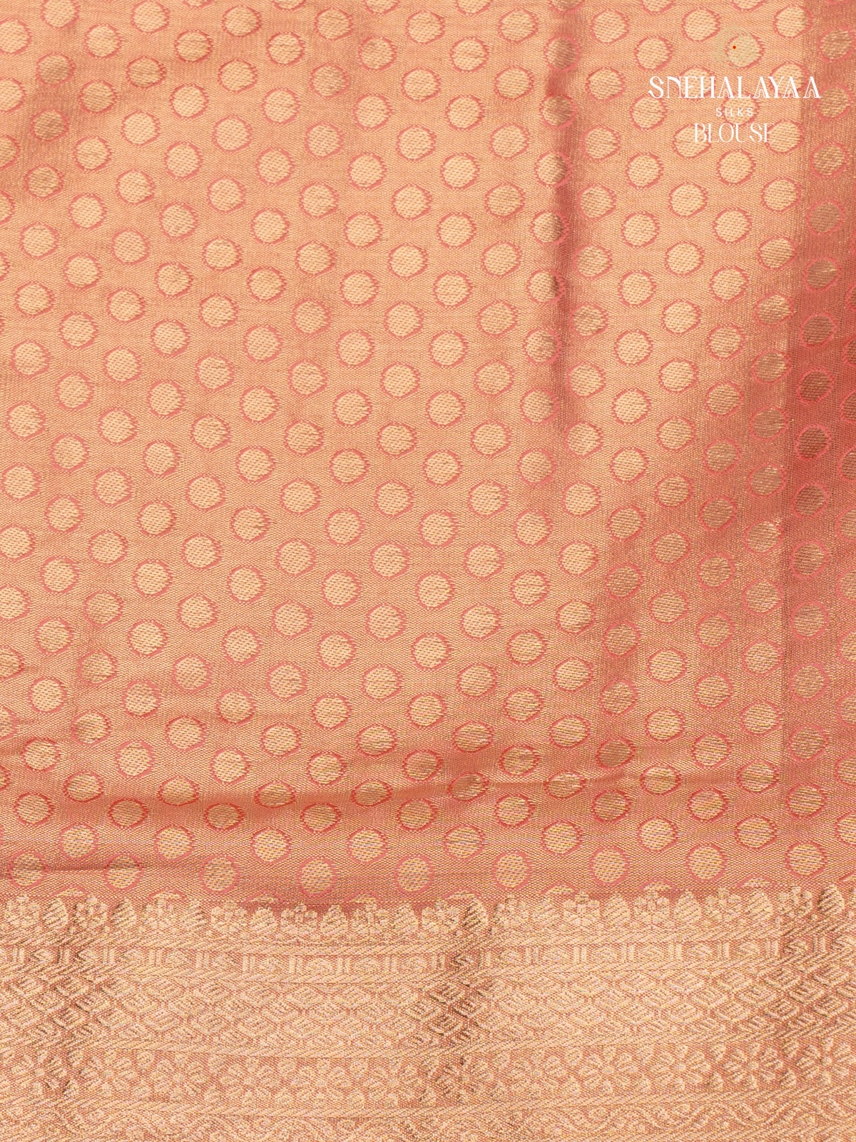 Orange Art Silk Saree