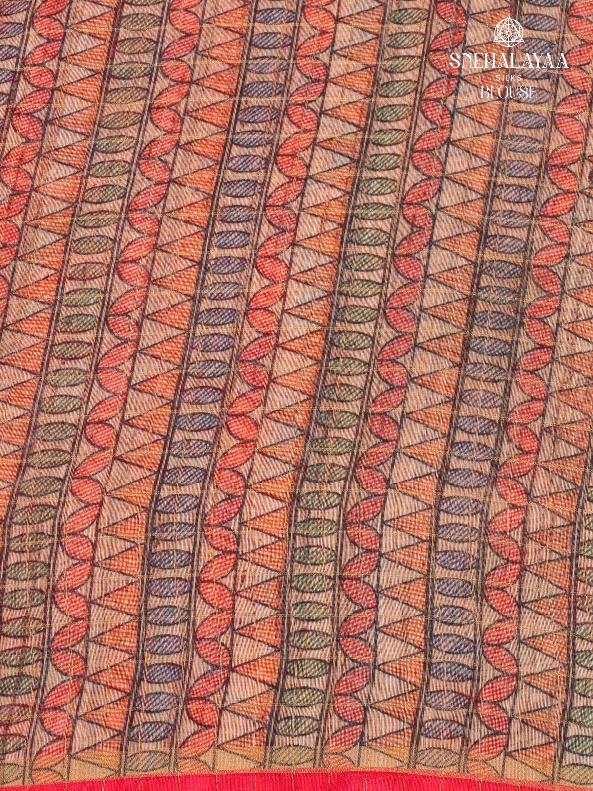 Pink Madhubani Saree