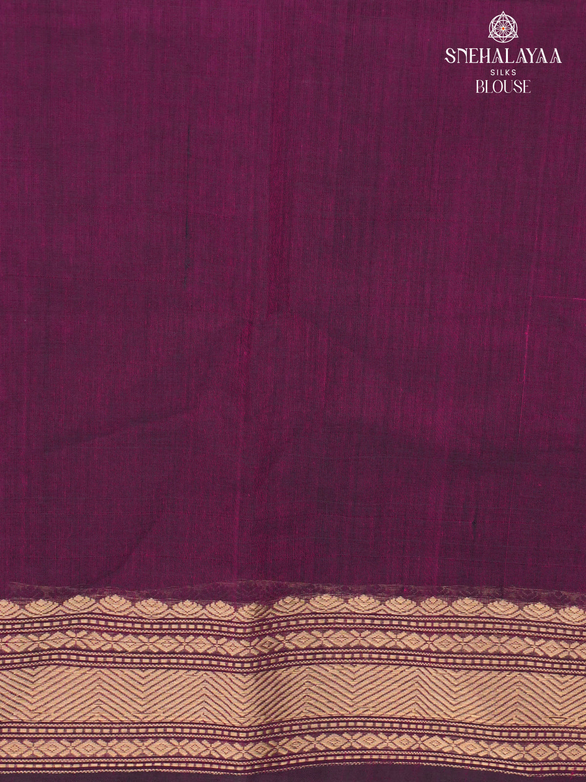 Purple Venkatagiri Cotton Saree
