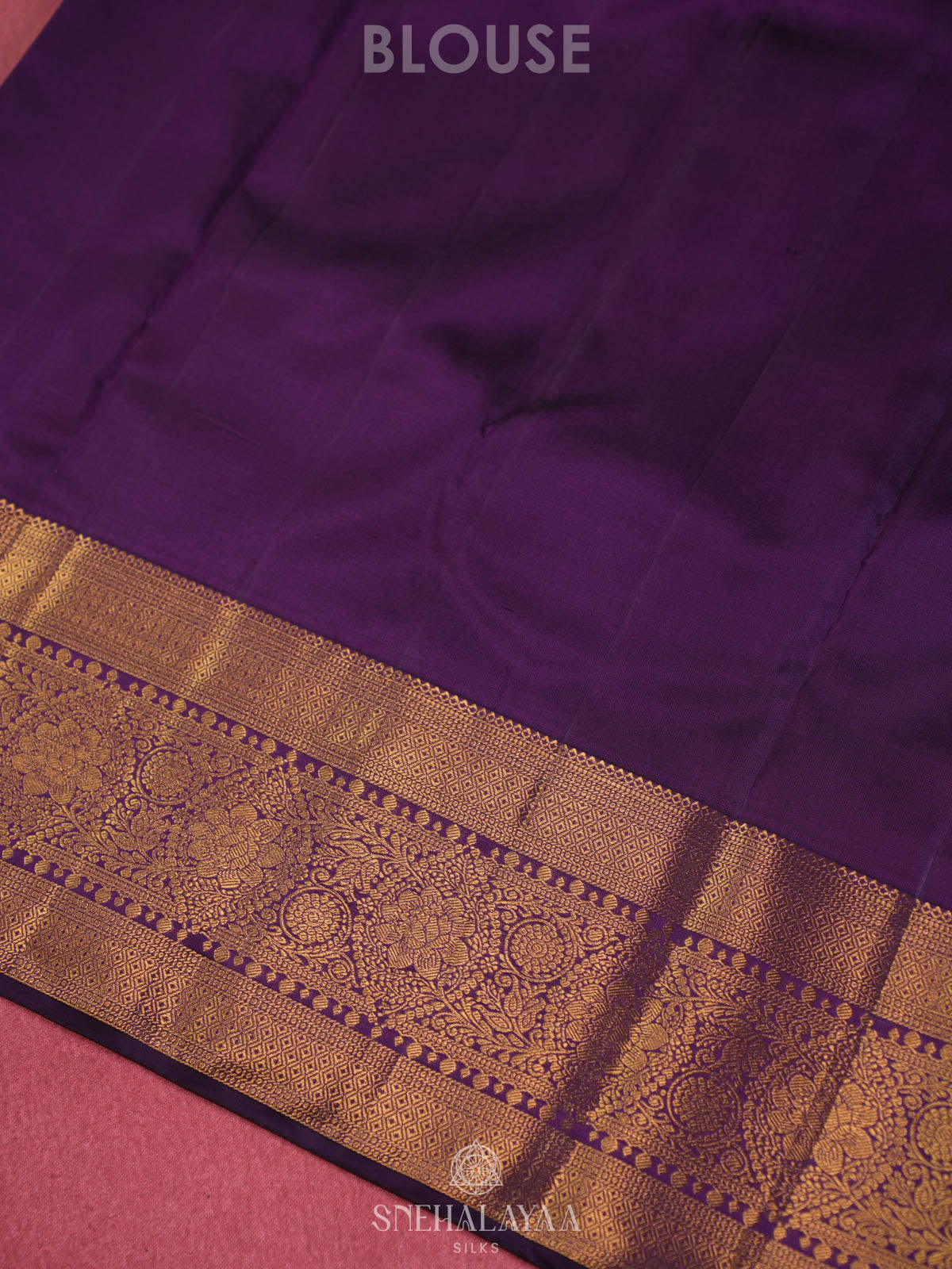 Orange Kanjivaram Silk Saree