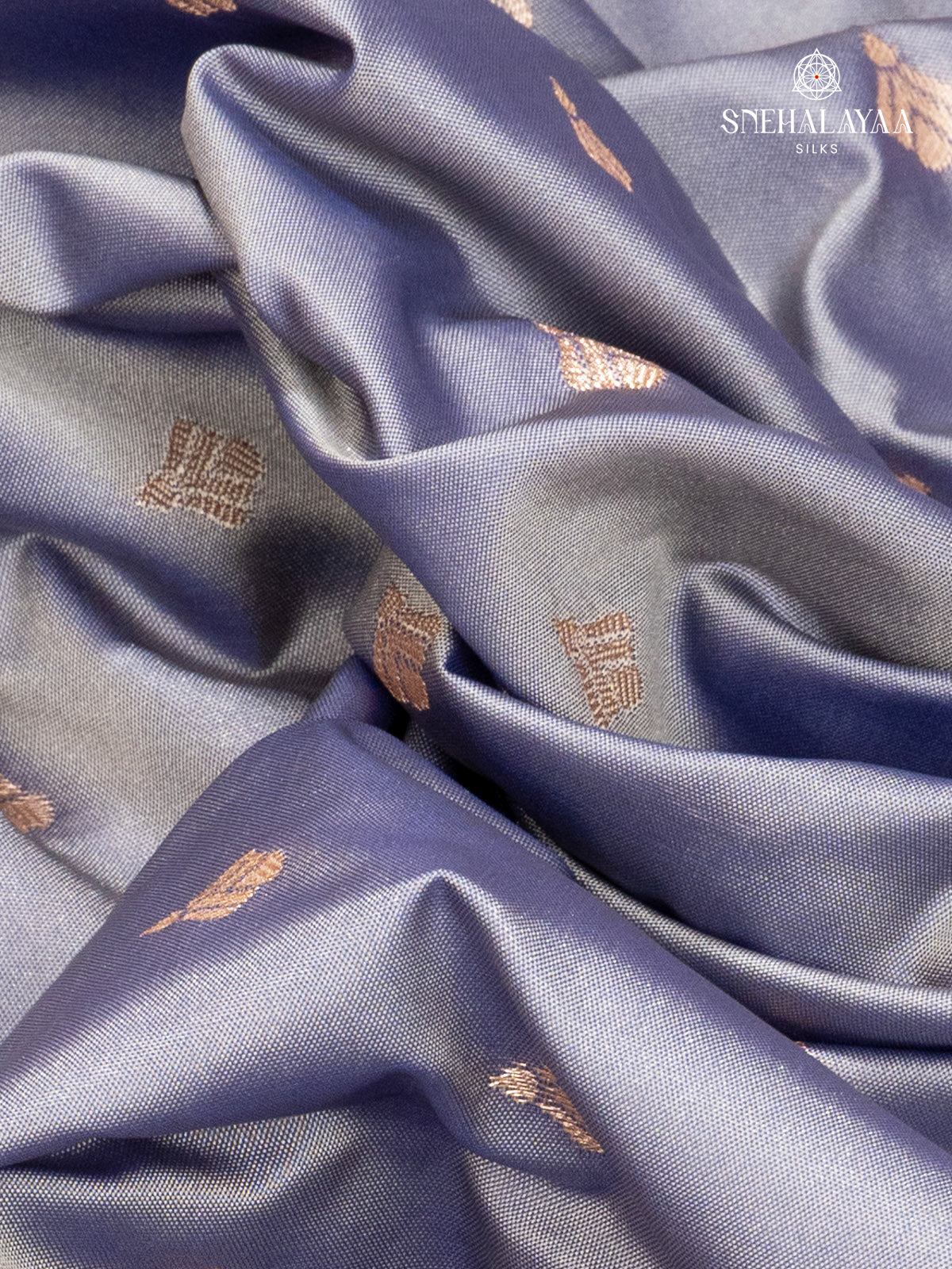 Grey Soft Silk Saree