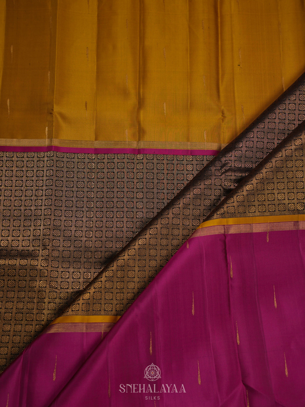 Black Kanjivaram Silk Saree