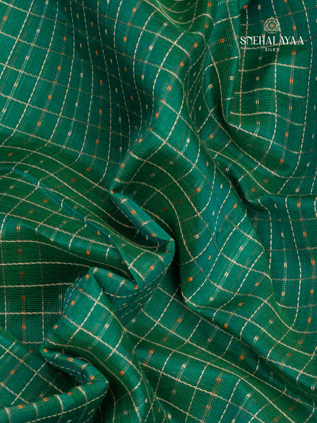 Light Green Kanchi Silk Cotton Saree