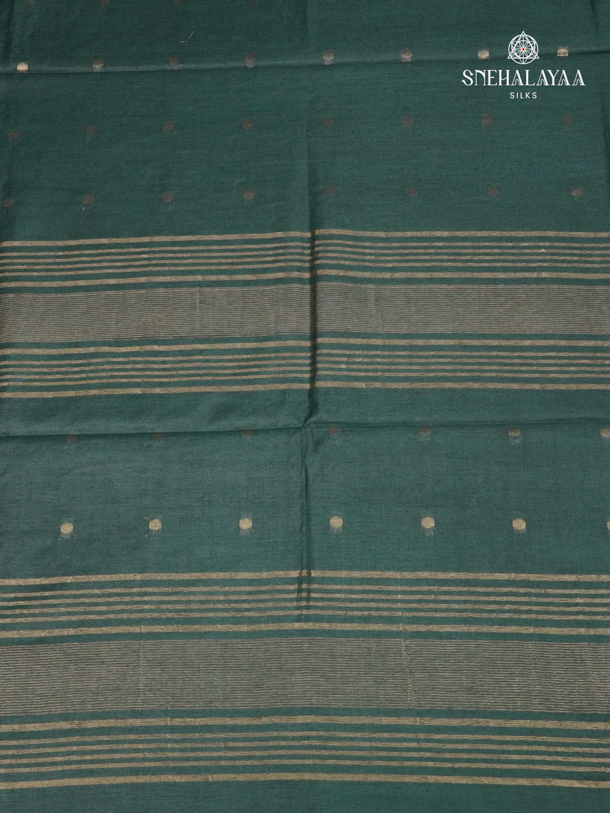 Emerald Green Bamboo Silk Saree