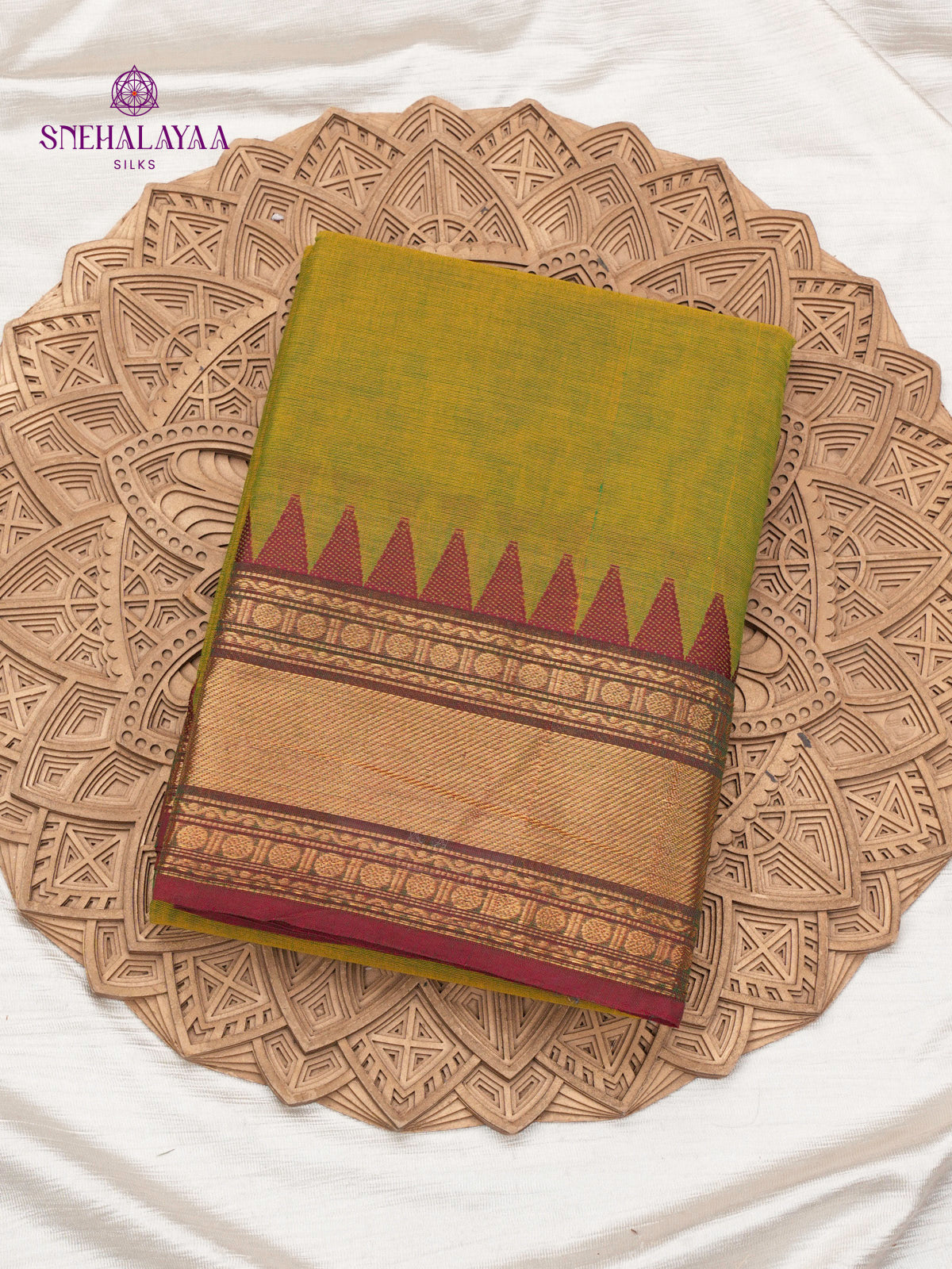 Green Chettinad Cotton Saree