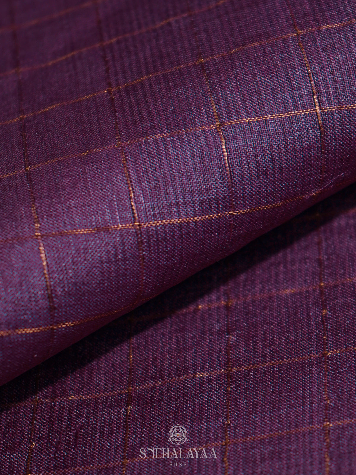 Purple Tussar Saree