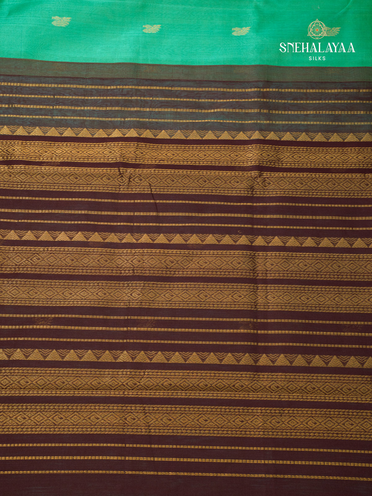 Green Kanchi Silk Cotton Sarees