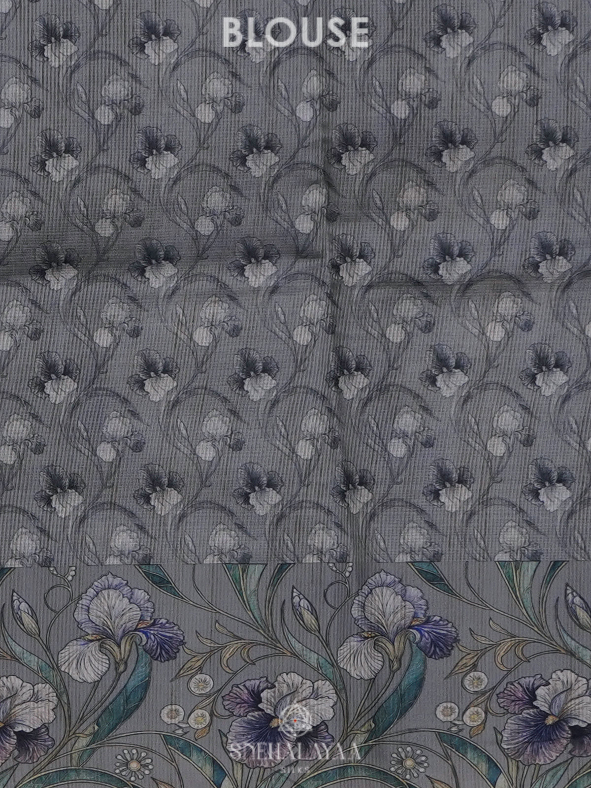 Grey Kota Tussar Saree