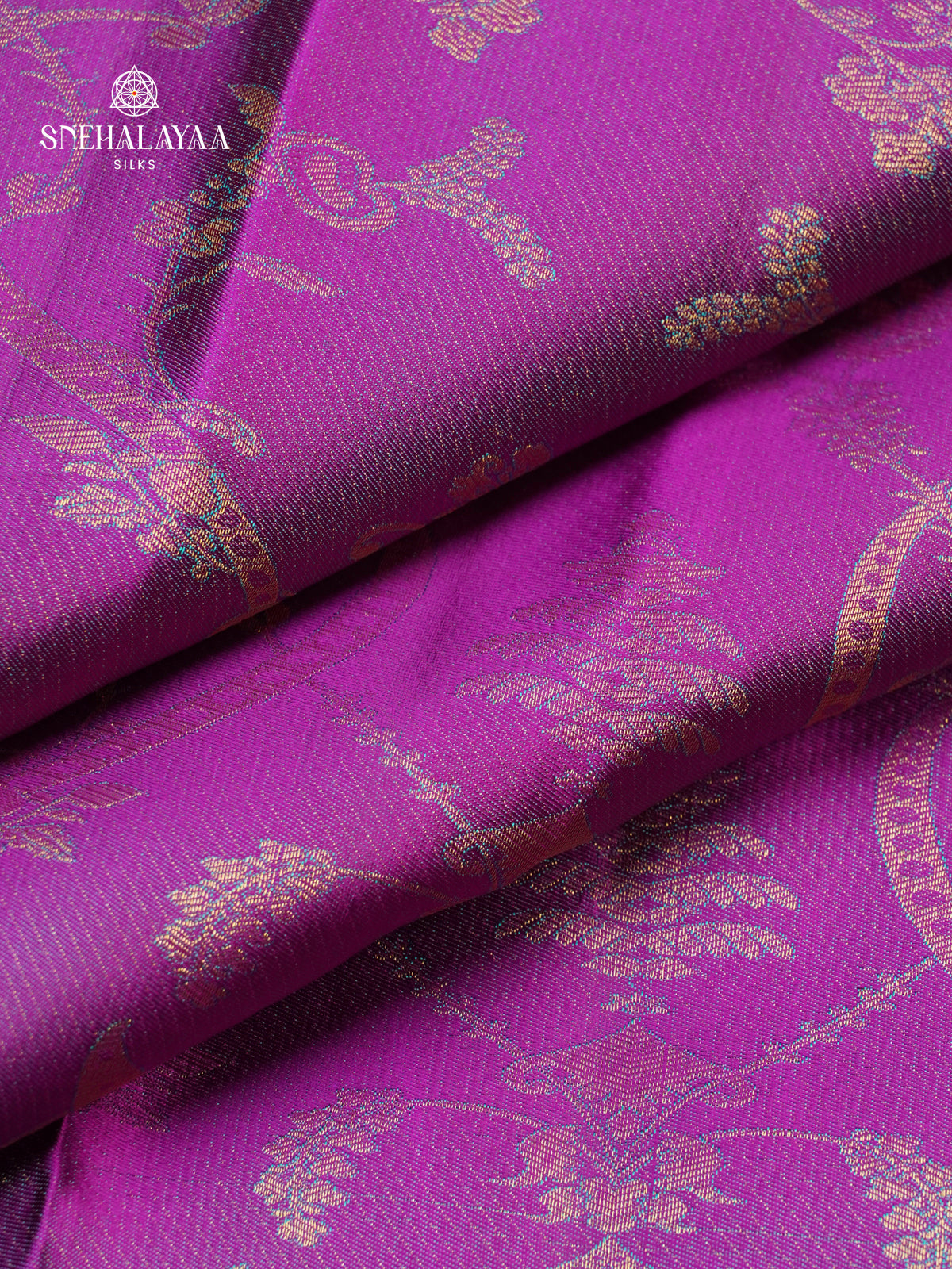 Royal Purple Kanjivaram Silk Saree