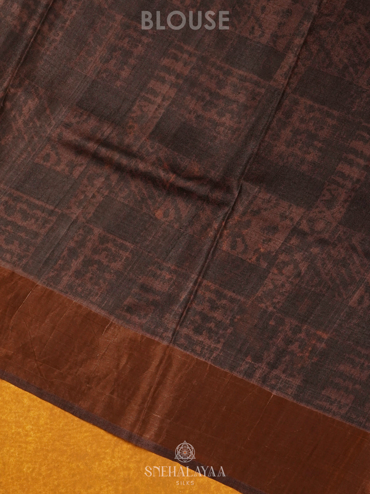 Brown Tussar Saree