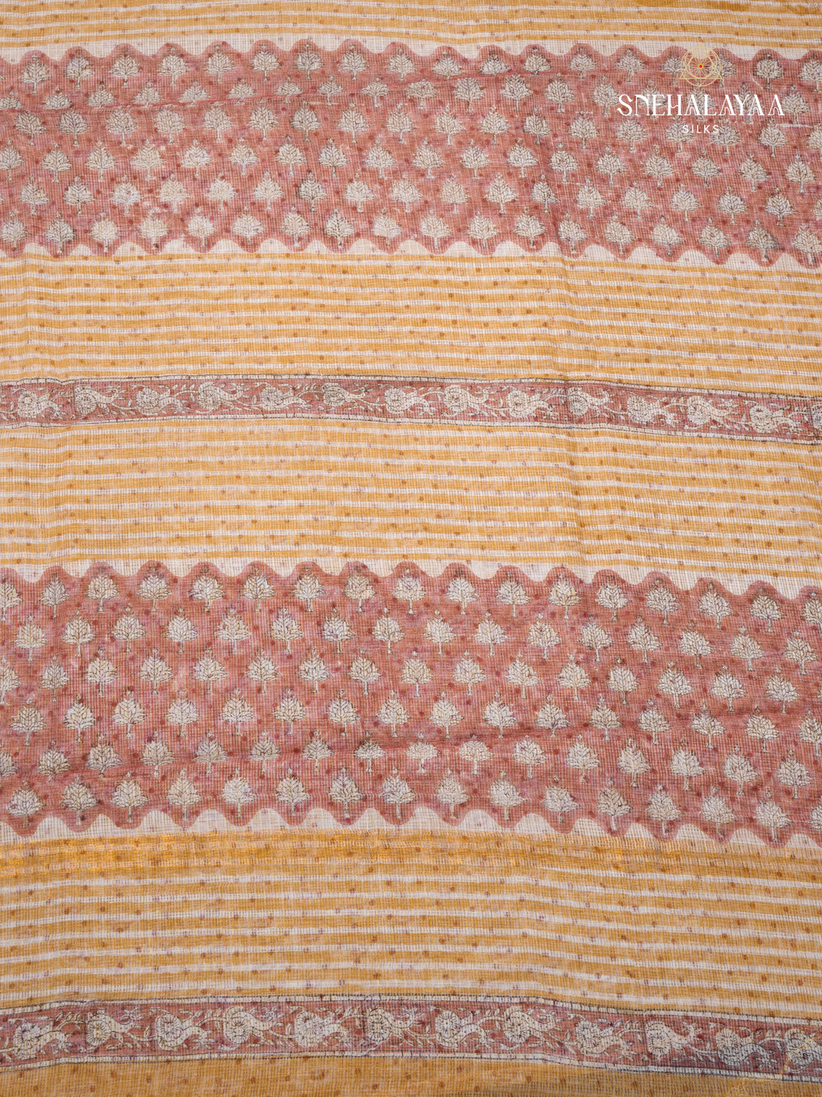 Light Yellow Kota Saree