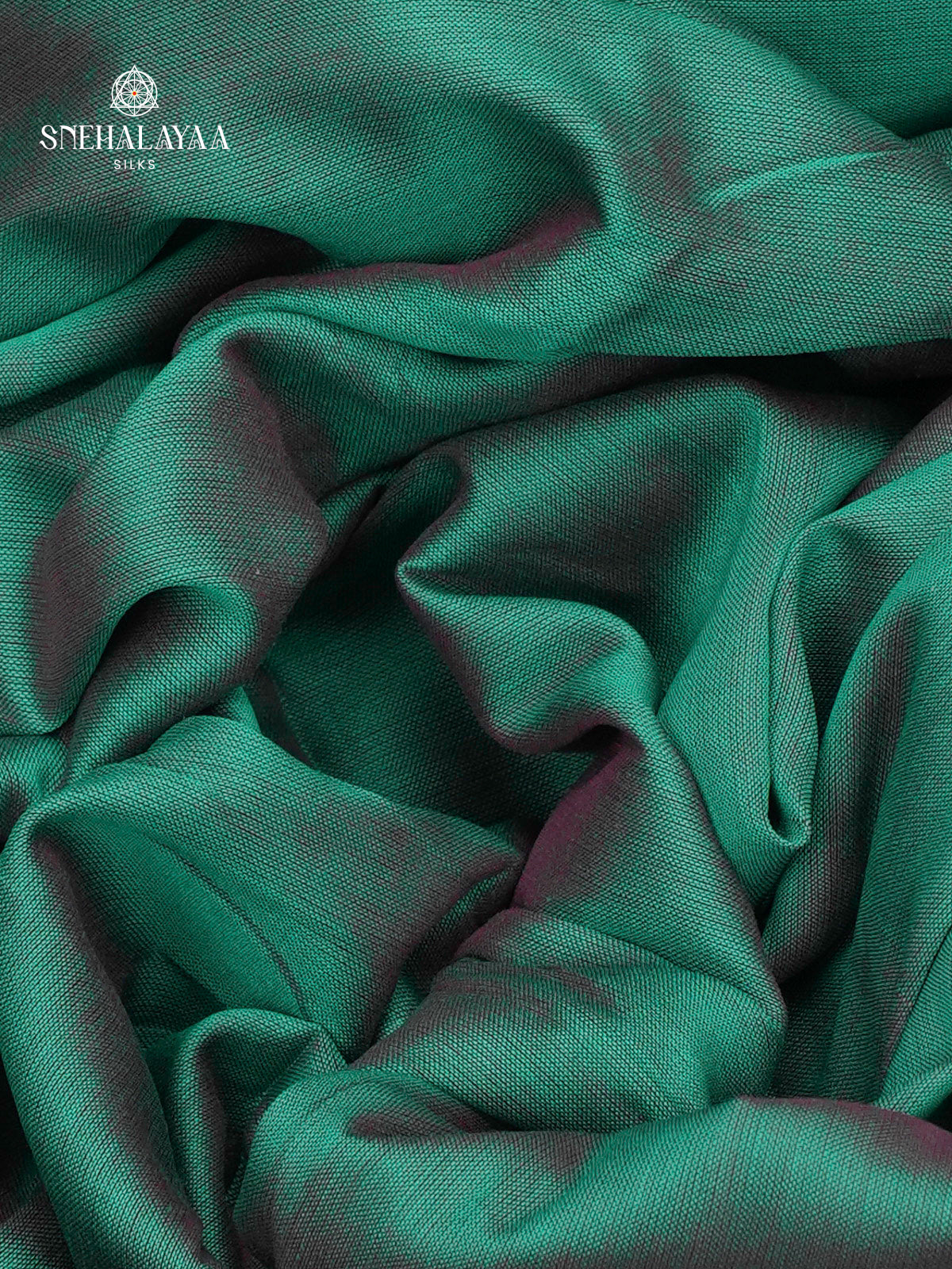 Teal Green Narayanpet Cotton Saree