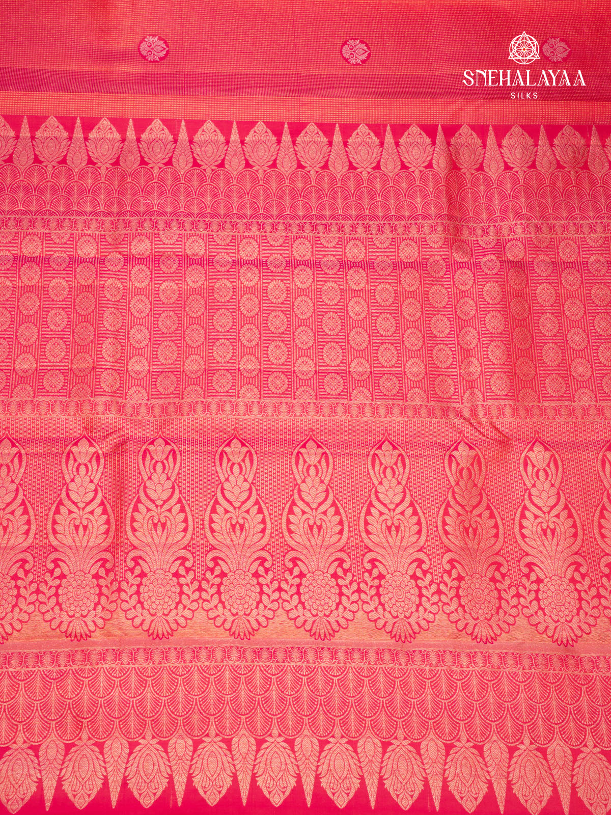 Rani Pink Kanjivaram Silk Saree