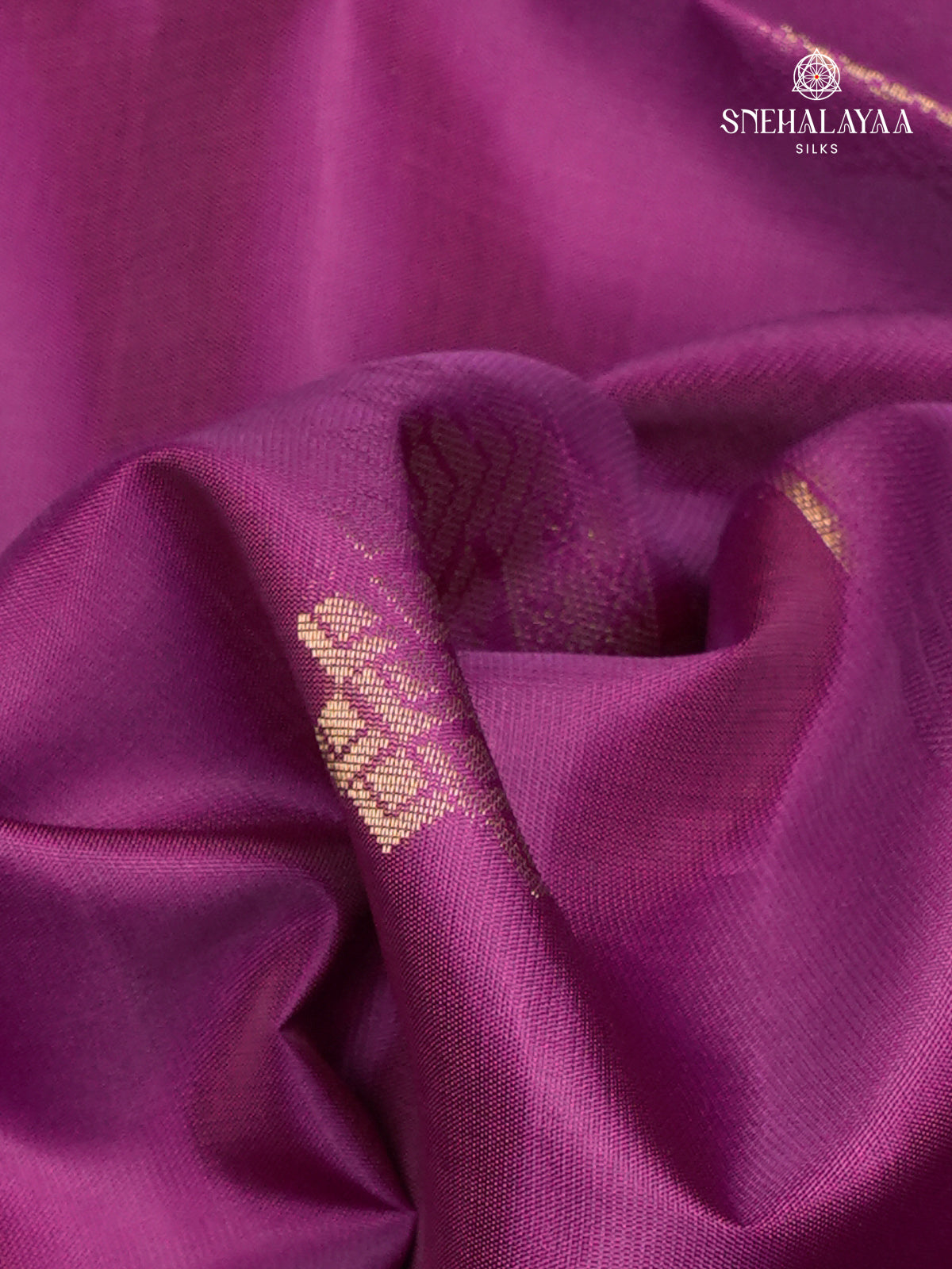Purple Kanjivaram Soft Silk Saree