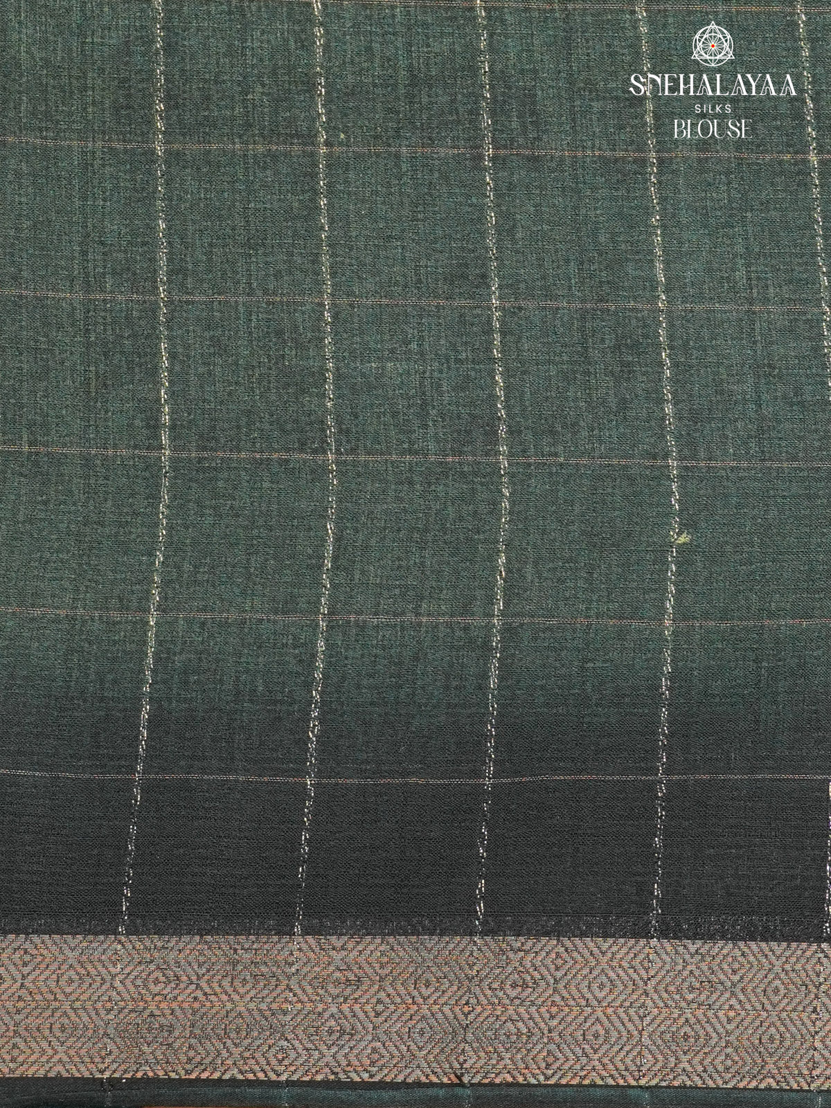 Olive Green Dola Silk Saree