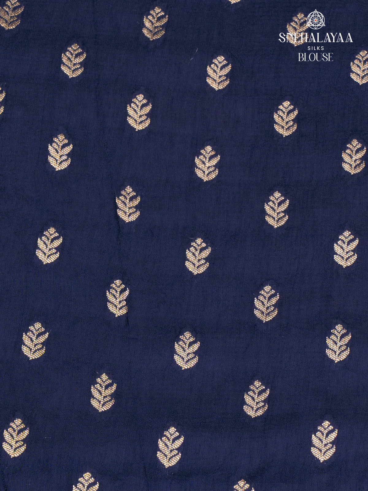Navy Blue Dola Silk Saree