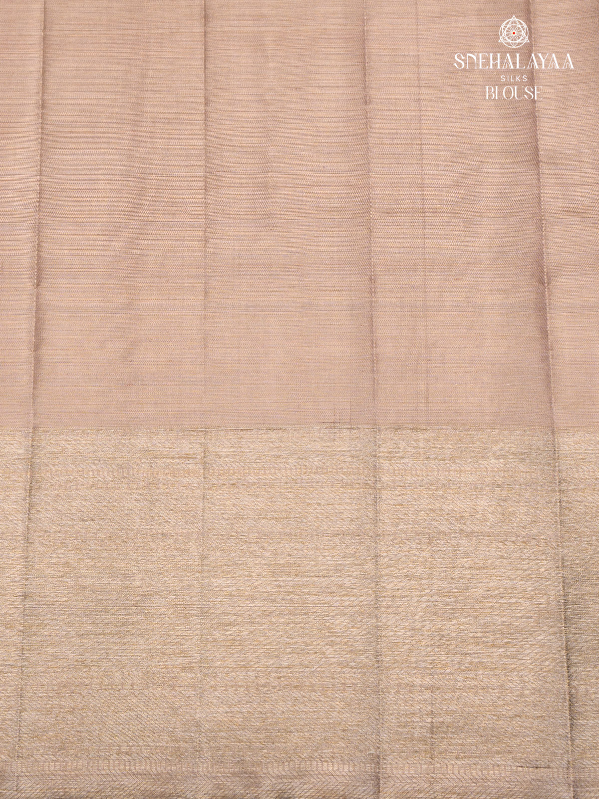 Sandal Kanjivaram Silk Saree