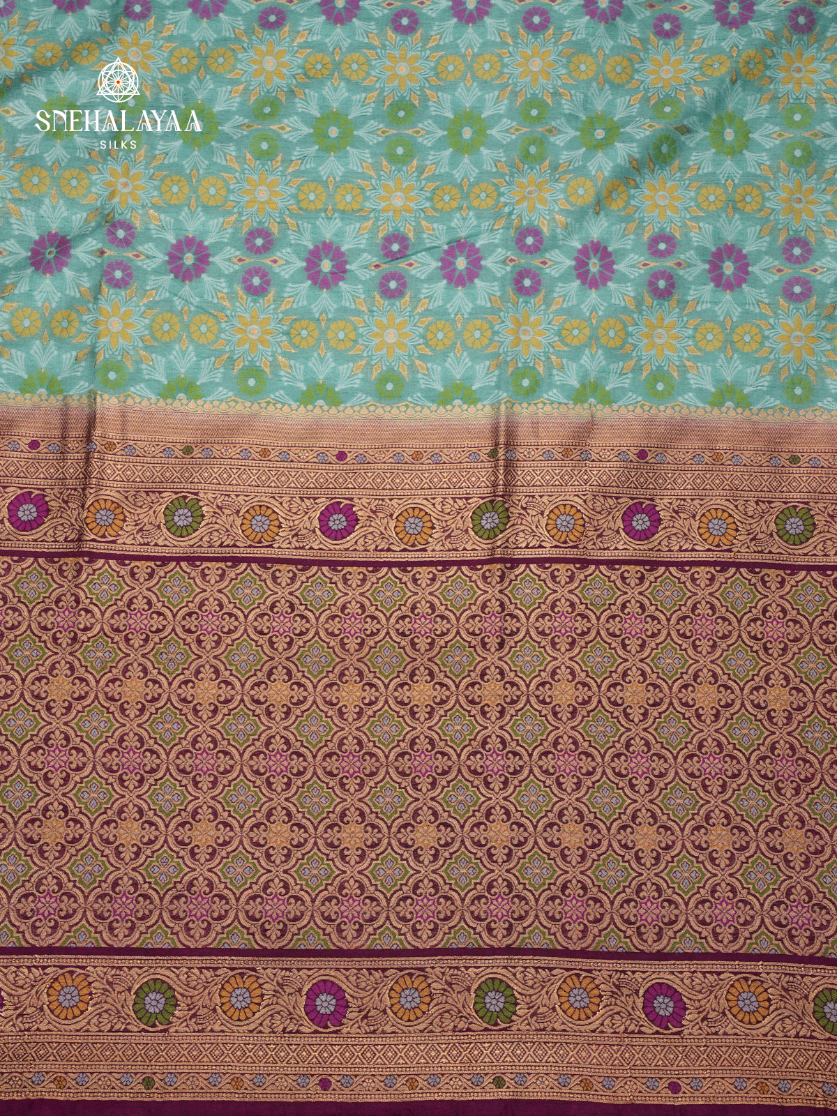 Pale Green Ikat Saree