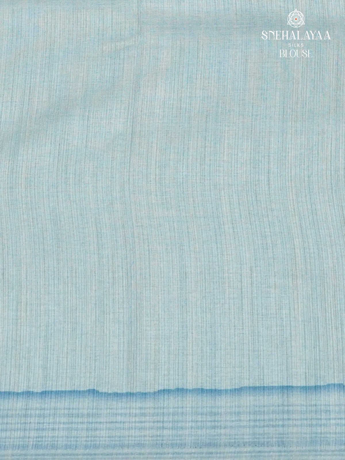 Pastel Blue Tussar Saree