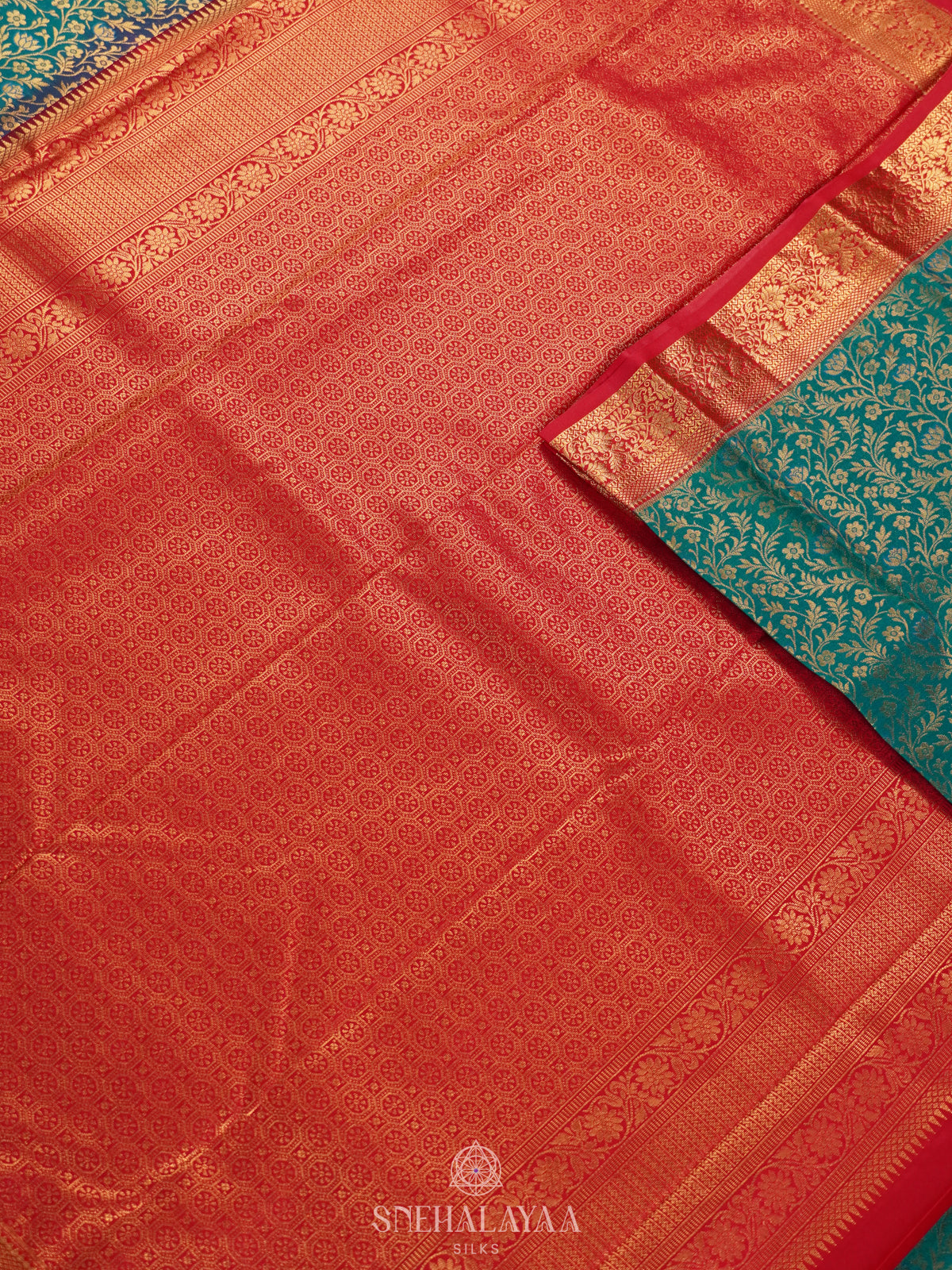 Peacock Art Silk Saree