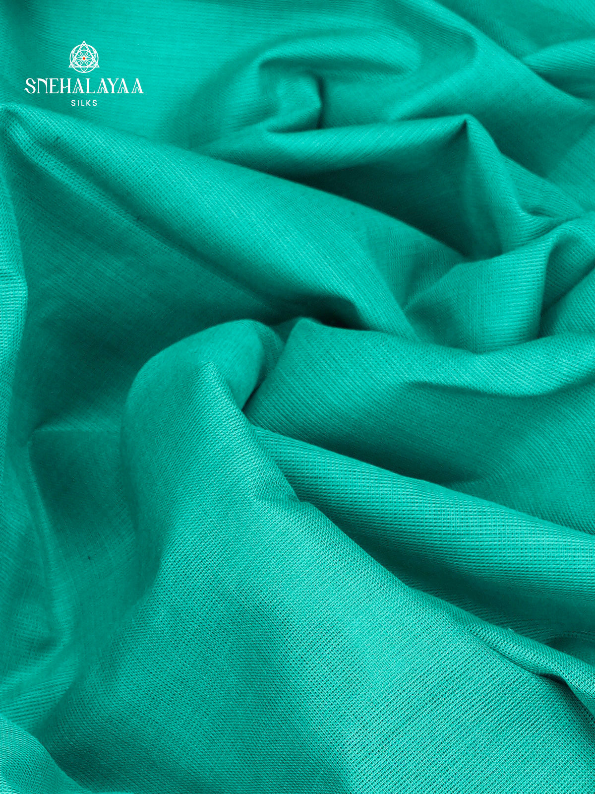 Teal Chettinad Cotton Saree