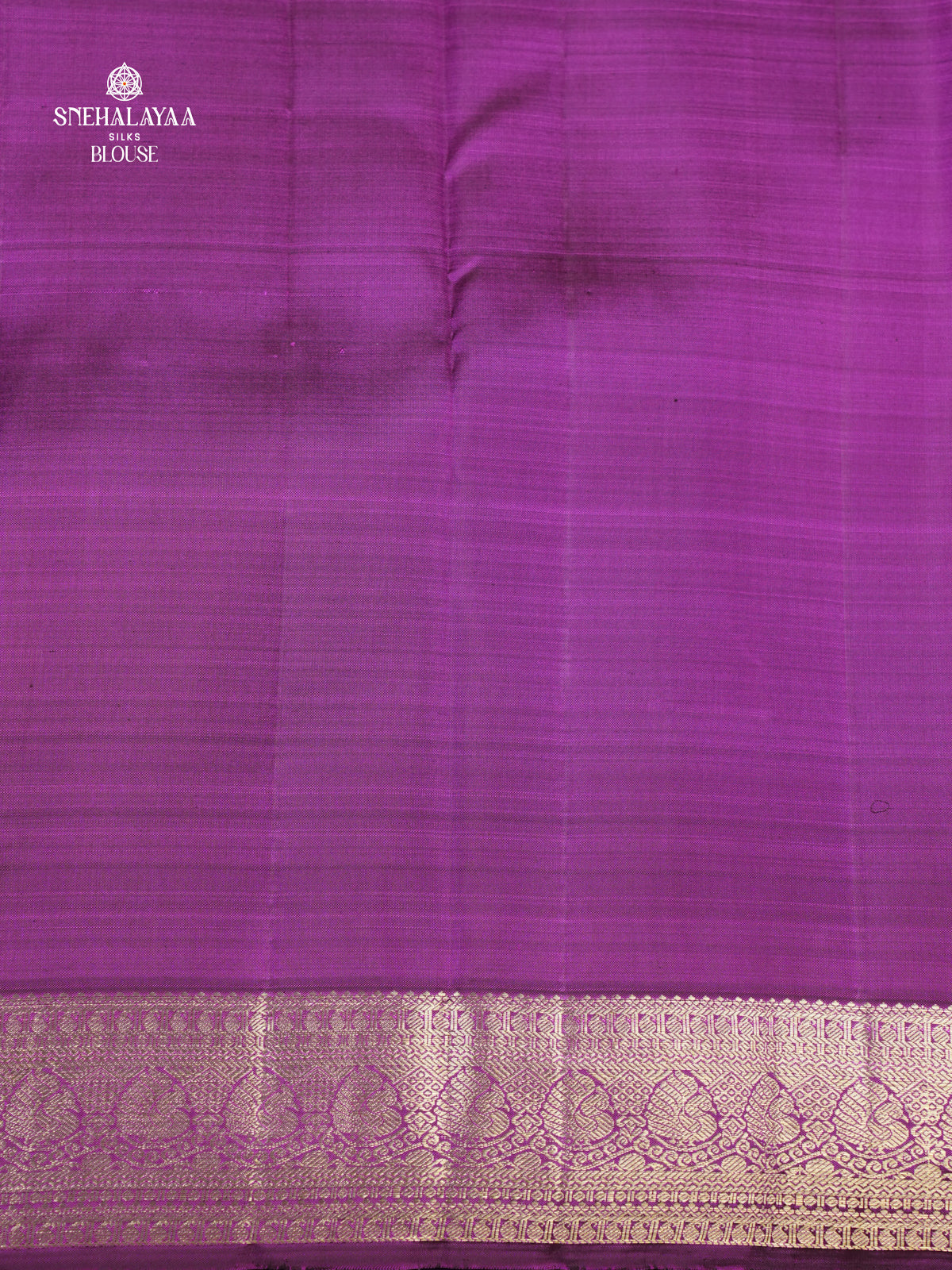 Magenta Violet Kanjivaram Silk Saree