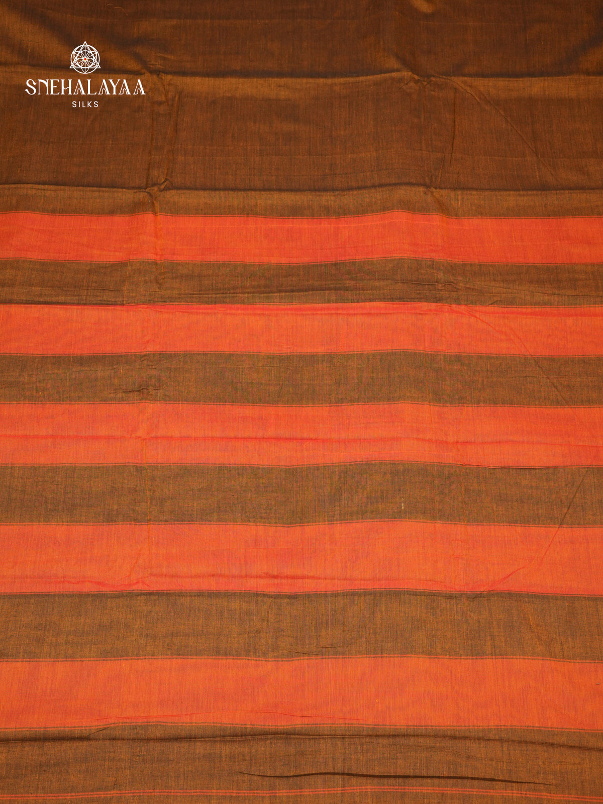 Brown Narayanpet Cotton Saree