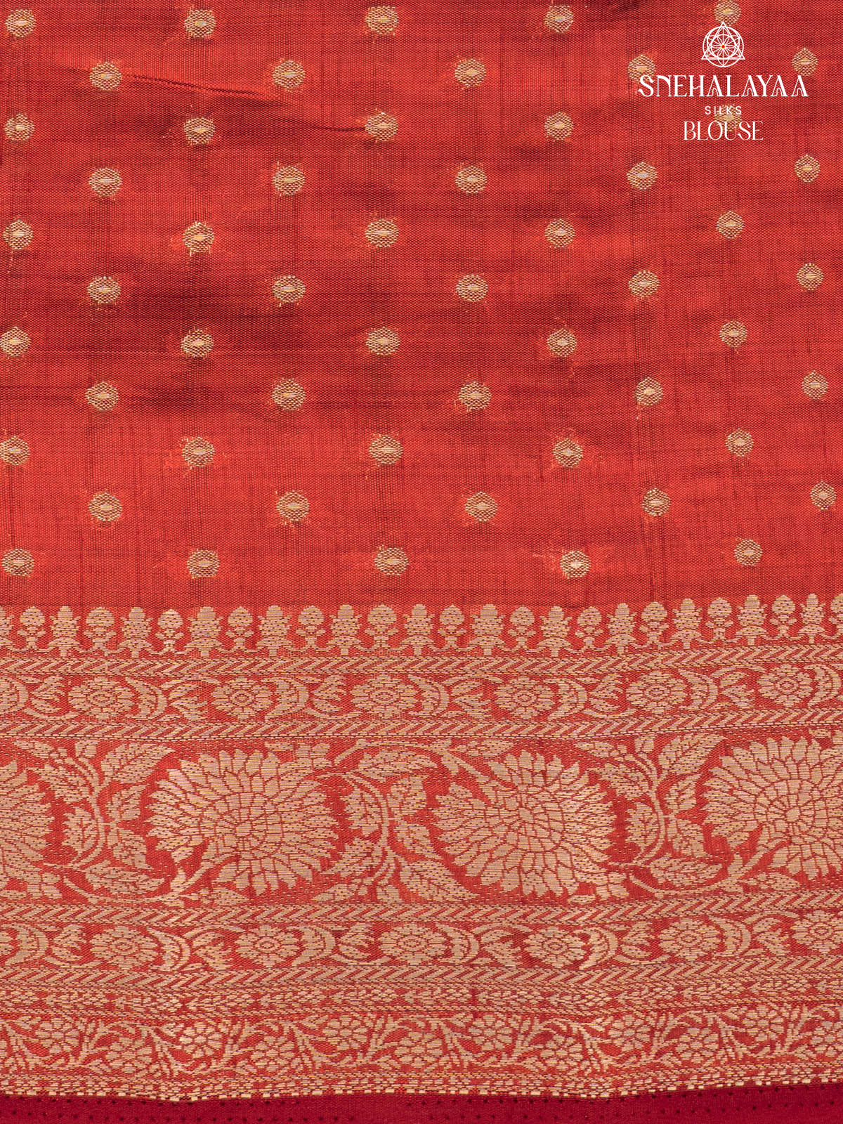 Red Raw Silk Saree