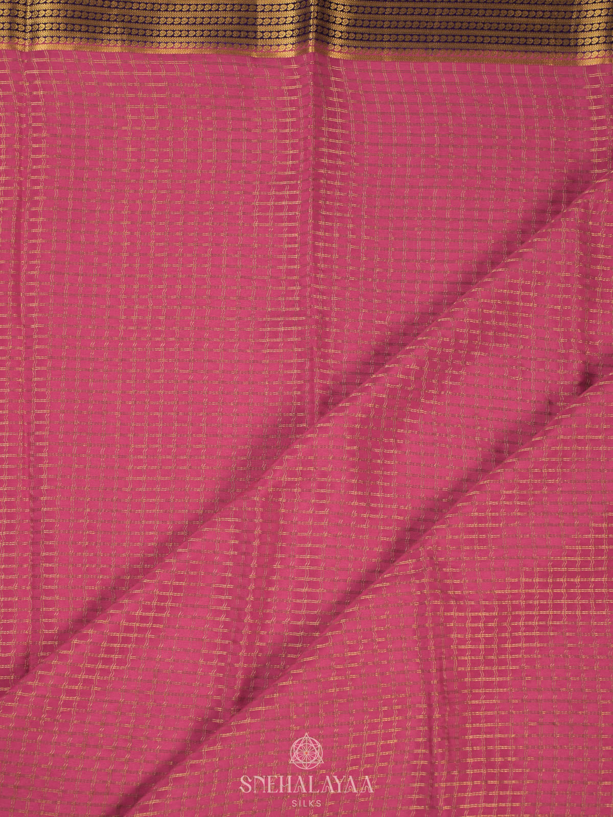 Rani Pink Mysore Silk Saree