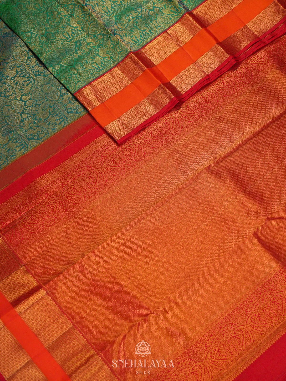 Green Kanjivaram Silk Saree
