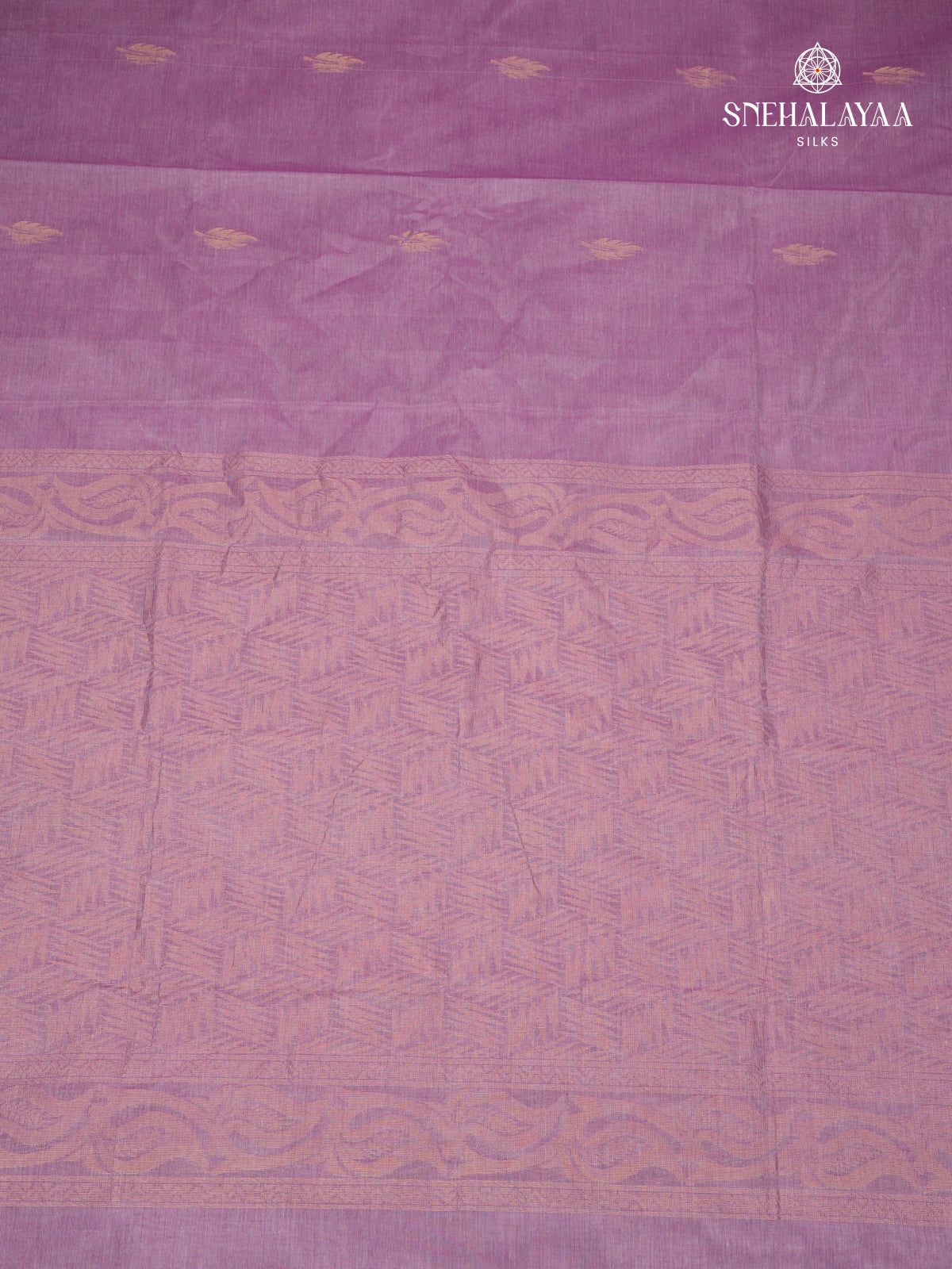 Purple Venkatagiri Cotton Saree