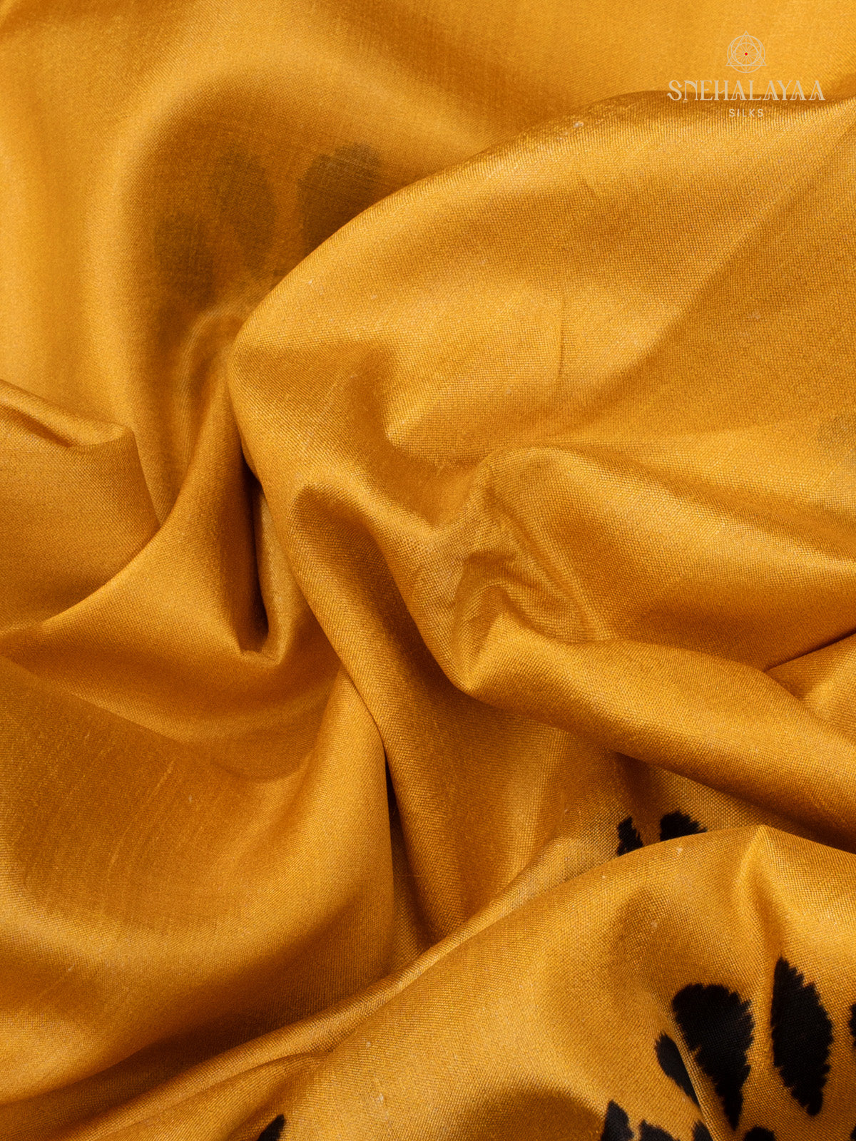 Yellow Tussar Saree