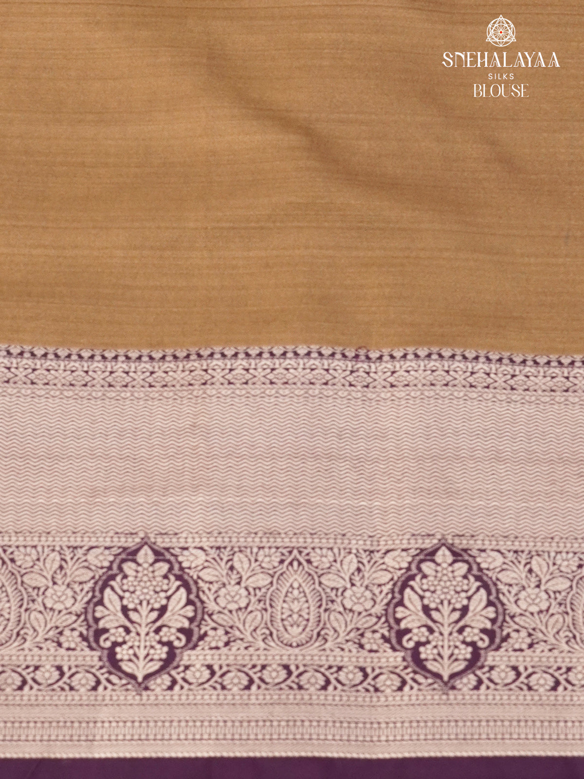 Peach Art Silk Saree