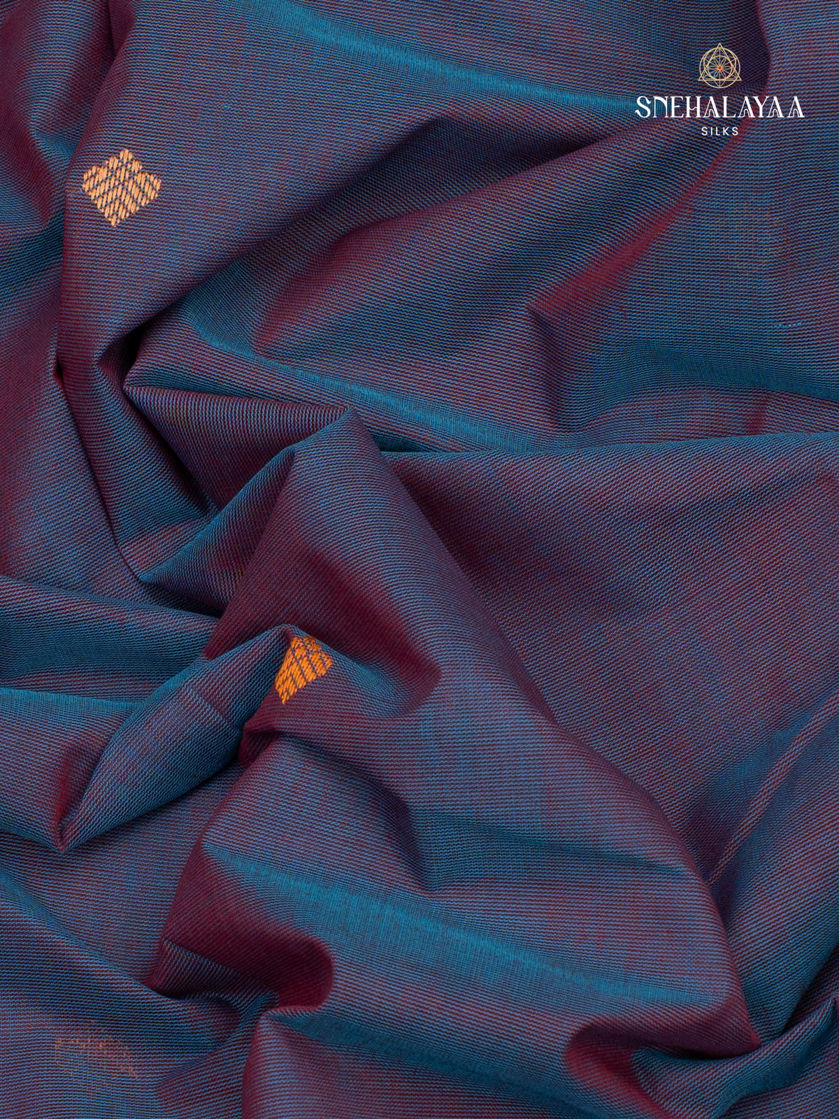 Deep Blue Kanchi Cotton Saree