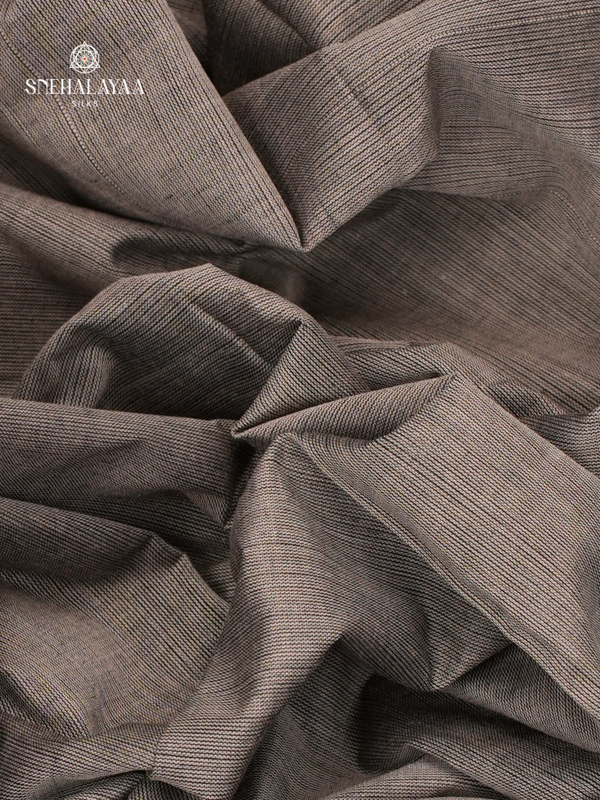 Steel Grey Chettinad Cotton Saree