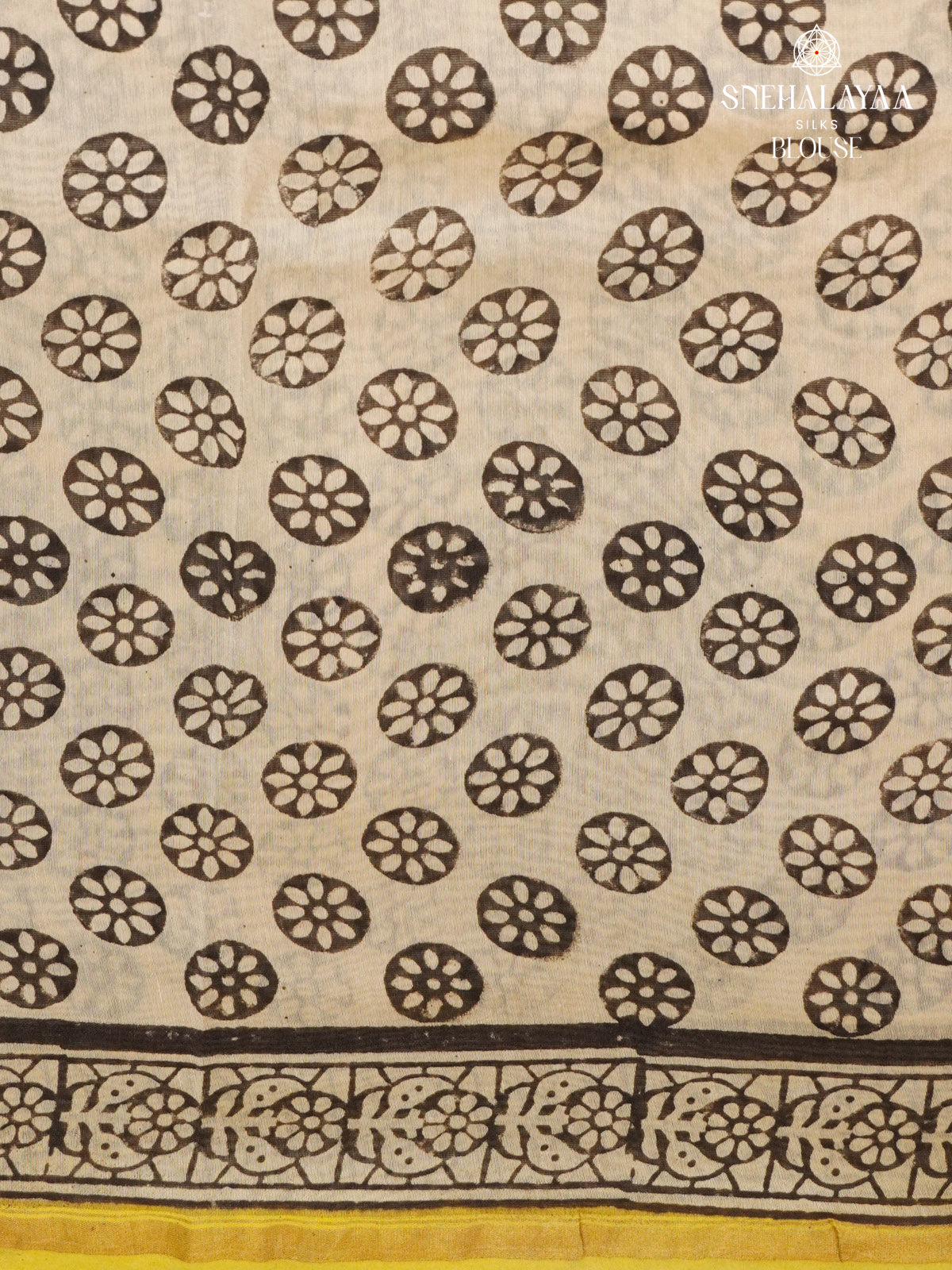 White Chanderi Saree