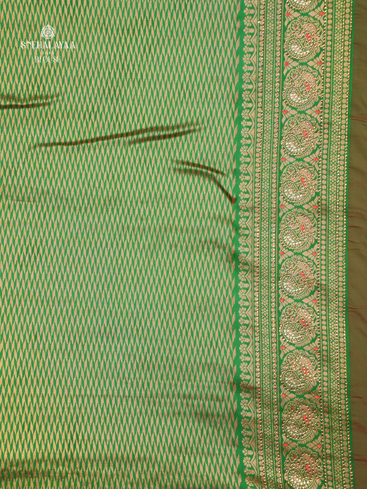 Rust Orange Designer Saree